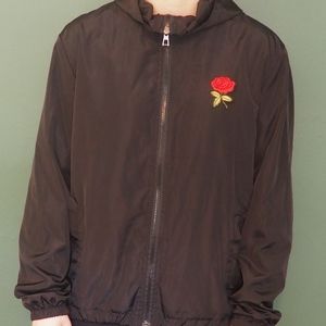 Black Rose Zip Up Wind Breaker